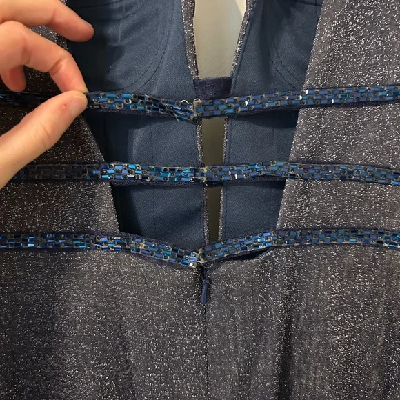 Mac Duggal Purple Long Prom Dress - Picture 7 of 7